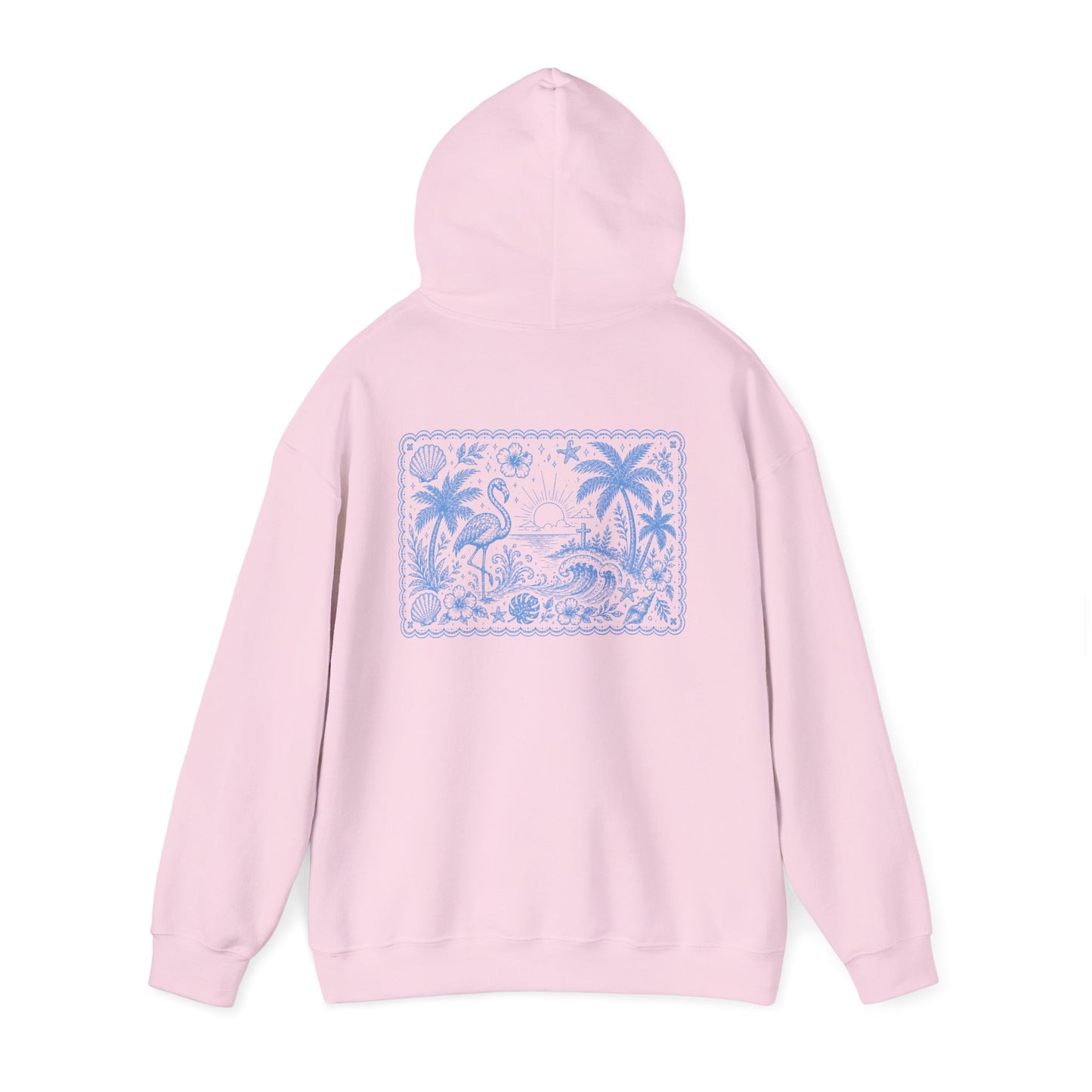 Happy Days Hoodie — Tropical Palm Beach Graphic Pullover