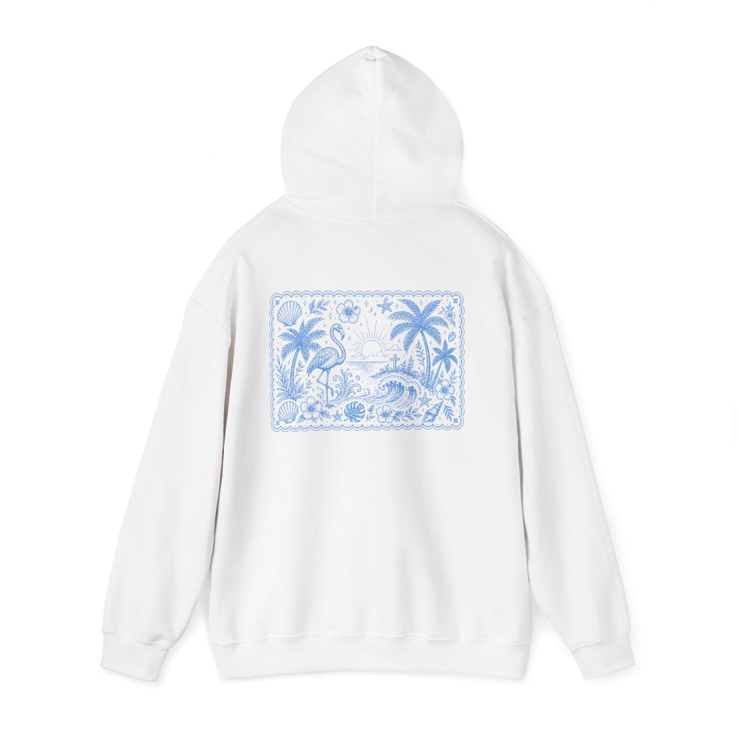 Happy Days Hoodie — Tropical Palm Beach Graphic Pullover