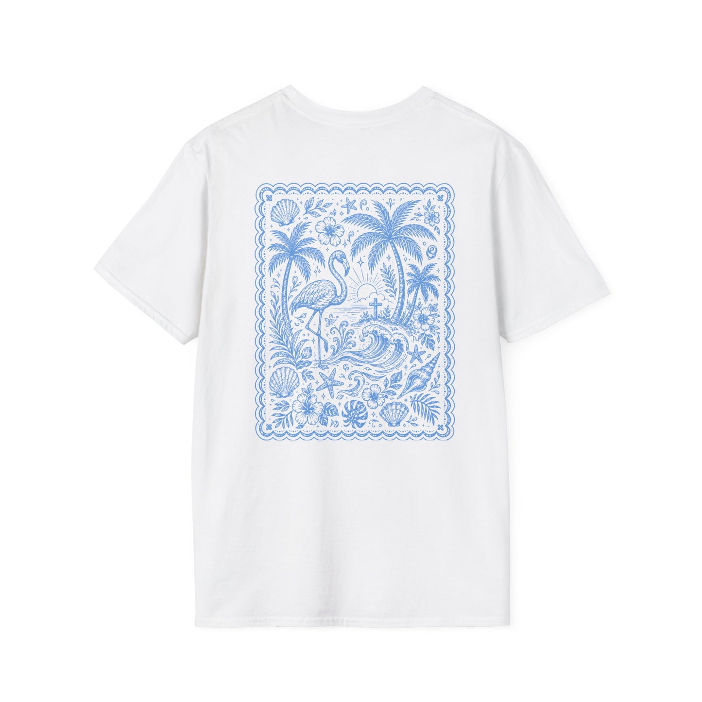 Happy Days Tropical — Beachy Palm Graphic Tee