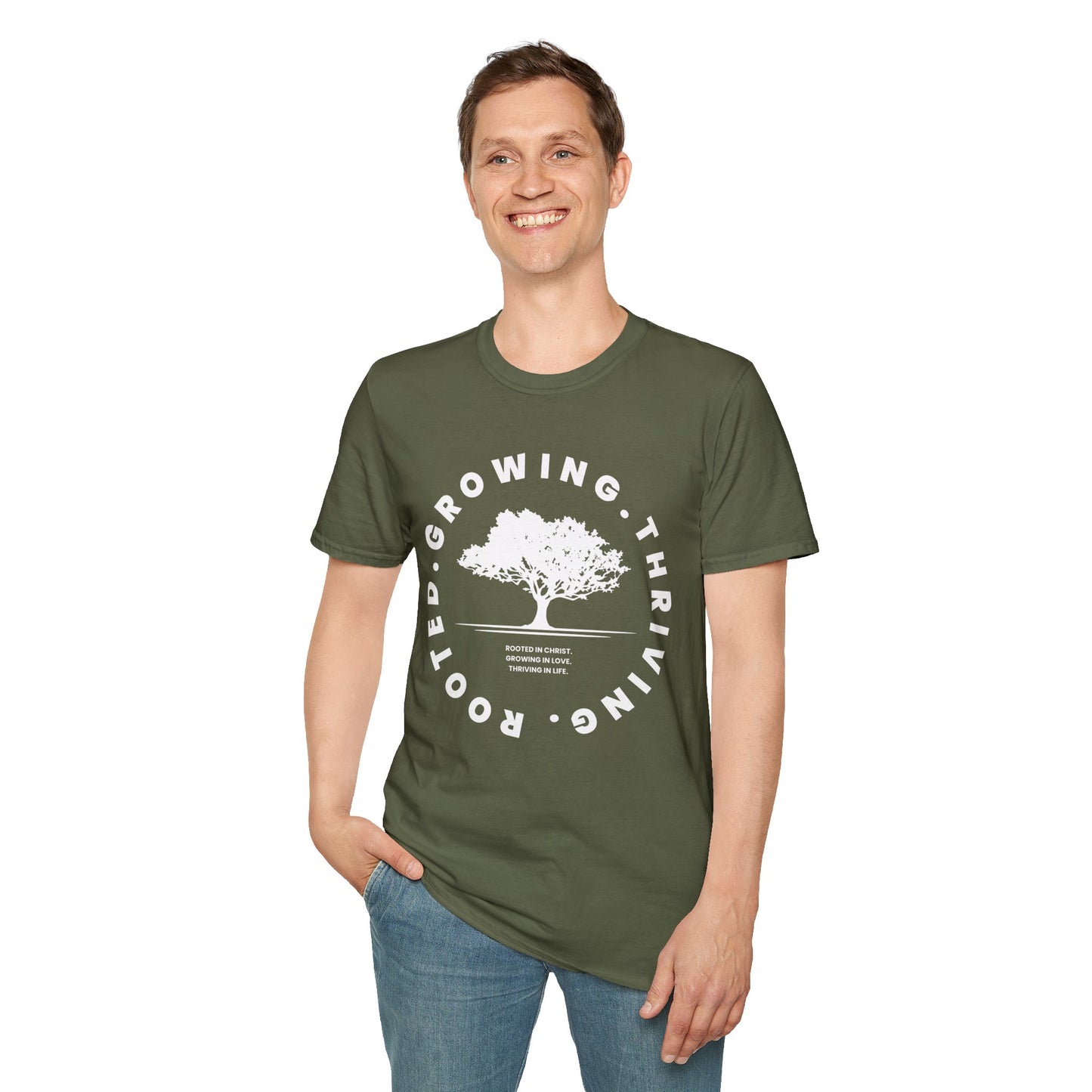 Rooted. Growing. Thriving. Unisex T-Shirt